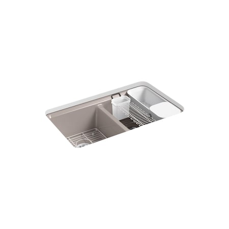 Kohler Riverby Double Equal Undermount Sink 8679-5UA3-TRF